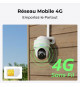 Caméra extérieure - REOLINK - G430 - Panneau solaire - Blanc