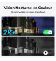 Caméra extérieure - REOLINK - B330 - Panneau solaire - Blanc
