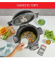 MOULINEX Multicuiseur intelligent haute pression Cookeo Connect avec COUVERCLE Extra Crisp inclus YY5121FB