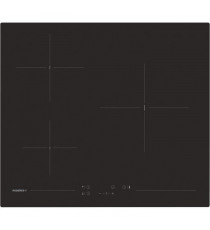 Table de cuisson vitrocéramique - ROSIERES - 3 feux - 5500 W - Commandes tactiles - 59 x 52 cm - RKD73CT