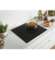 Table de cuisson vitrocéramique - ROSIERES - 3 feux - 5500 W - Commandes tactiles - 59 x 52 cm - RKD73CT
