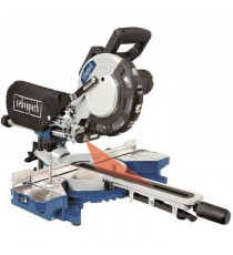 Scie a onglet radiale électrique SCHEPPACH 216 mm HM81LXU - 2000 W - Avec laser, LED et 2 extensions d'appui