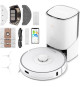 Aspirateur Robot Laveur - SENCOR - SRV 9385WH - 4000 Pa - 200 min - 70 db - Blanc