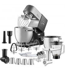 Robot pâtissier multifonction - SENCOR - STM 8970 PAUL 3 - 1800 W - Noir / Acier
