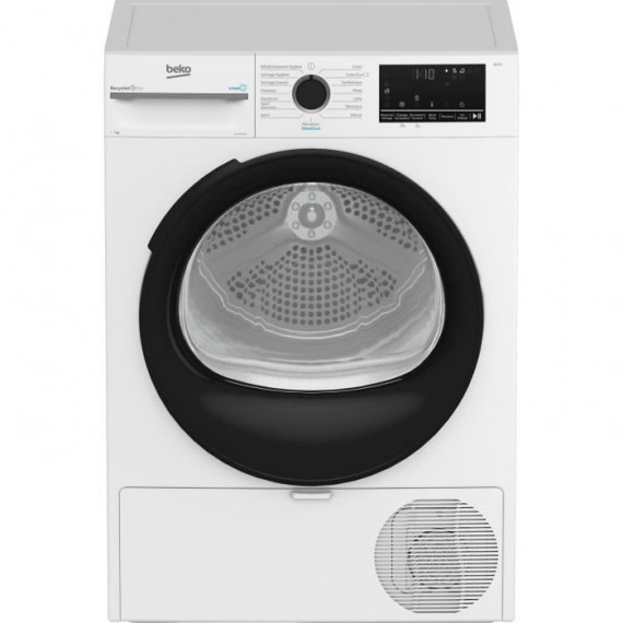 Seche-linge pompe a chaleur BEKO b300 D3H27493W - 7 kg - Induction - L60cm - A+++ - Capteur d'humidité - Blanc