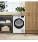 Seche-linge pompe a chaleur BEKO b300 D3H27493W - 7 kg - Induction - L60cm - A+++ - Capteur d'humidité - Blanc