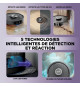 Aspirateur Robot et Laveur SHARK PowerDetect NeverTouch Autovidant - 650 Watts - 2 brosses latérales