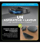 Shark Matrix Plus RV2620WAEU - Robot Aspirateur et Laveur auto-vidant 2-en-1 - Nettoie les coins et les angles - Couverture o…