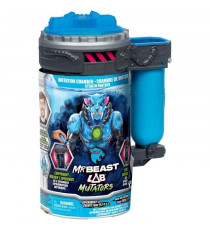 Figurine articulée - MRBEAST LAB - Stealth Panther - 13 cm - Corps translucide bleu - 20 points d'articulation