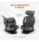 Siege auto - BABYAUTO - XPERTA BLACK LINE - De la naissance a 12 ans - 0-36 kg - I-Size - ISOFIX - Pivotant 360° - ECE R129