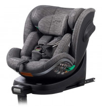 Siege auto - BABYAUTO - SCUDDA GREY DOBBY - De la naissance a 12 ans - 0-36 kg - I-Size - ISOFIX - Pivotant 360° - ECE R129