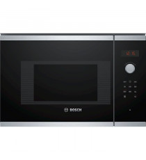 Micro-ondes simple encastrable - BOSCH SER4 - BFL523MS1F - Inox - 20 L - 38,2 x 59,4 x 31,7 cm