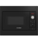 Micro-ondes simple encastrable - BOSCH SER2 - BFL523MB3F - Noir - 20 L -  38,2 x 49,5 x 33,5 cm