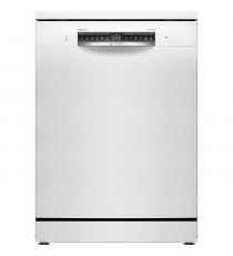Lave-vaisselle pose libre BOSCH SMS4EMW01F SER4 - 14 couverts - Induction - L60cm - 42 dB - tiroir a couverts - Blanc