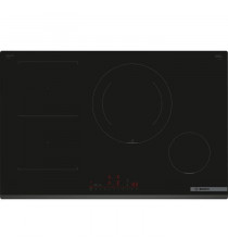 Table de cuisson a induction - BOSCH SER6 - 4 foyers - 7400 W - 80,2 x 52,2 cm - PVS831HC1H - Noir