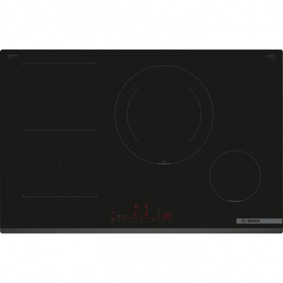 Table de cuisson a induction - BOSCH SER6 - 4 foyers - 7400 W - 80,2 x 52,2 cm - PVS831HC1H - Noir