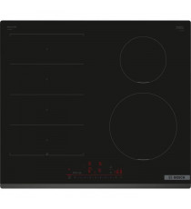 Table de cuisson a induction - BOSCH SERIE 6 PIX631HC1H - 4 foyers - 7400 W - Multitouch+ - Zone flex - Noir