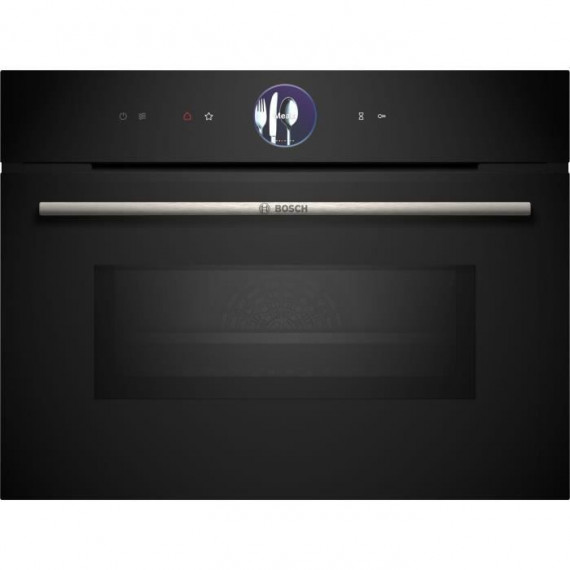 Four combiné micro-ondes encastrable BOSCH SER8 - CMG7761B1 - Noir - 45 L - 20 modes de cuisson
