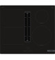 Table de cuisson a induction aspirante - BOSCH - 4 foyers - 52,2 x 59,2 x 22,9 cm - PVS611B16E - Noir