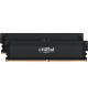CRUCIAL Mémoire RAM DDR5 PRO - Overclocking Edition - Kit 64GB (2 x 32GO) - 6400 MT/s - CL40 - UDIMM