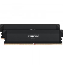 CRUCIAL Mémoire RAM DDR5 PRO - Overclocking Edition - Kit 64GB (2 x 32GO) - 6000 MT/s - CL40 - UDIMM - Noir