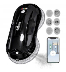 Robot Lave-vitres EZIclean Windobot S4 Plus - EZICLEAN - Mouvement rotatif - Batterie de secours - Humide