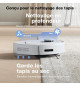 Robot Aspirateur Laveur avec Station de Vidage Automatique- ECOVACS N30 Pro OMNI - Puissance 10000Pa - Nettoyage a l'eau Chaude