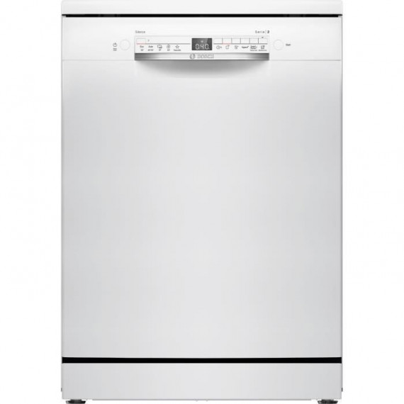 Lave-vaisselle pose libre BOSCH SER2 SMS2HTW03F - 13 couverts - Induction - L60cm - 46 dB - Blanc