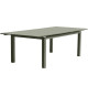Table de jardin extensible rectangulaire - Kaki - Structure aluminium - 8 a 12 personnes - MIAMI - DCB GARDEN
