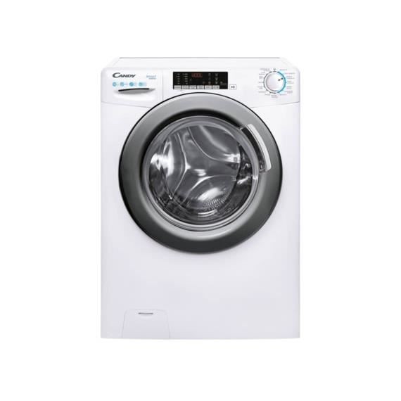 Lave-linge hublot CANDY CSS1410TWMRE/FR - 10 kg - Induction - Vapeur - 1400 trs/min - Classe A - Programme rapide - Blanc