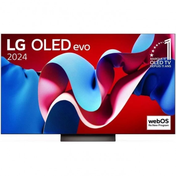 LG 65C4 - TV OLED 65 (164 cm) - 4K UHD 3840x2160 - a9 AI Processor 4K Gen 7 - HDR - Smart TV - 4xHDMI 2.1 - WiFi