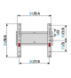 MELICONI - Support mural fixe GSS200SPLUSFBCG