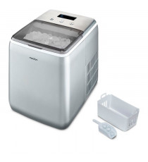 MEDION Machine a glaçons (taille des glaçons petite & grande, réservoir d'eau de 2,6 litres, durée de production courte env. 10