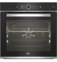 Four encastrable multifonction - Pyrolyse - BEKO - BBIM13500XPSW - Inox / Noir - Porte froide - 59,4 x 56,7 x 59,5 cm