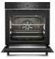 Four encastrable multifonction - Pyrolyse - BEKO - BBIM13500XPSW - Inox / Noir - Porte froide - 59,4 x 56,7 x 59,5 cm