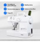 Machine a Coudre - MEDION - SM 70 - 71W - 12 Points - 700 tr/min - LED - Blanc