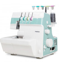 Surjeteuse - MEDION - SO 90 - 91W - Type d'aiguille 11, 14, 16 - 1200 tr/min - LED - Turquoise