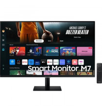Écran PC - SAMSUNG - SMART MONITOR M7 DM700 - 32 UHD 4K - Dalle VA - 60Hz - HDR10 - USB-C 65W - HDMI - Enceintes - Noir