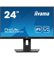 Écran PC - IIYAMA - XUB2491H-B1 - 23,8 FHD - IPS - 100Hz - 0,5ms - HDMI/DP - VESA 100x100 - Pied réglable + Pivot - Noir