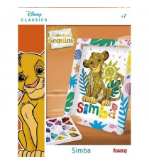 Jeu de création - LANSAY - Collection sequins - SIMBA LE ROI LION - Des 7 ans