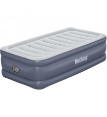 Lit gonflable - BESTWAY - 6713G - Tritech - 1 place, 191 x 97 x 51 cm, pompe électrique intégrée, cadre de lit