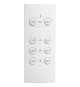 Pack de 2 prises télécommandées pour utilisation extérieure  + télécommande - GAO - 230 V - Noir