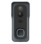 Kit Sonnette connectée + carillon - LINK2HOME - Wi-Fi, audio bidirectionnel, carillon sans fil