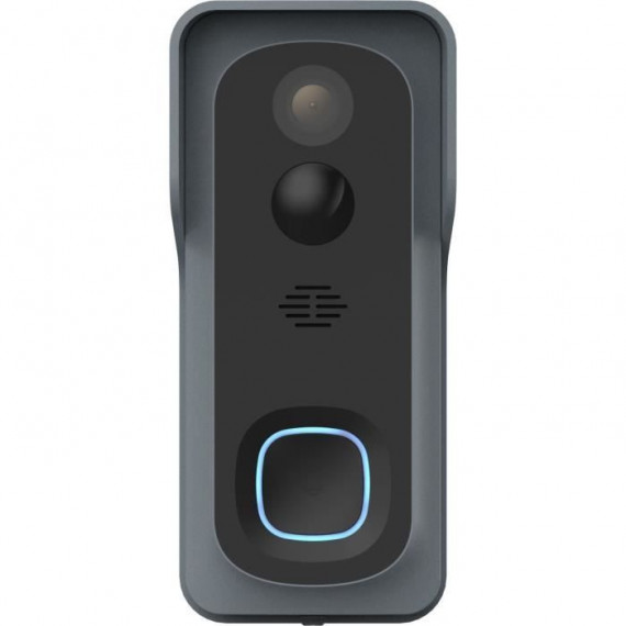 Kit Sonnette connectée + carillon - LINK2HOME - Wi-Fi, audio bidirectionnel, carillon sans fil