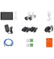 Kit 2 caméras Wi-Fi + écran NVR - LINK2HOME - 3MP, détection intelligente, écran LCD 10.1