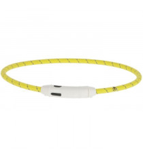 Collier LED - KERBL - Maxi Safe - Jaune - 65 cm x 10 mm