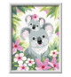 CreArt Kids 18x24cm Maman koala et son bébé, Kit de peinture par numéros Numéro d'Art, Des 9 ans, 25833, Ravensburger