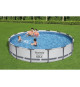 Kit Piscine hors sol tubulaire BESTWAY  - Steel Pro Max - 427 x 84 cm - Ronde (Filtre a cartouche, 1 cartouche)