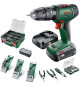 Perceuse Visseuse UniversalImpact 18V (1x1 ,5Ah/1x 2,5Ah) + 46AC set + AL18V-20 in Systembox S