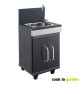 Module évier - COOK'IN GARDEN - Fidgi - Intégrable aux bbq Fidgi 3&4 - Crédence - Evier et robinet inox